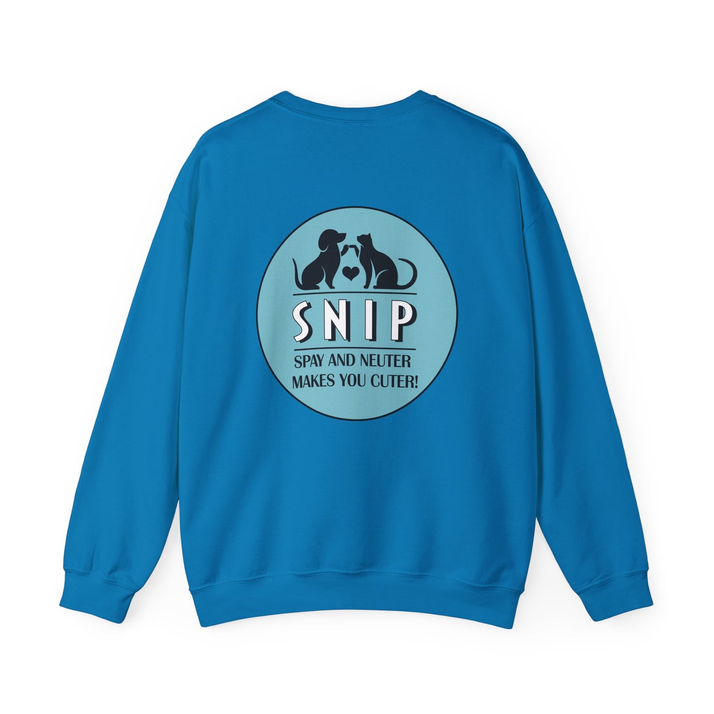 SNIP Unisex Sweatshirt - Support Spay Neuter Imperative Project of California
