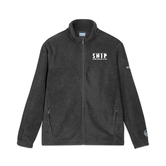SNIP Bus Embroidered 'OII' Charcoal Fleece Jacket