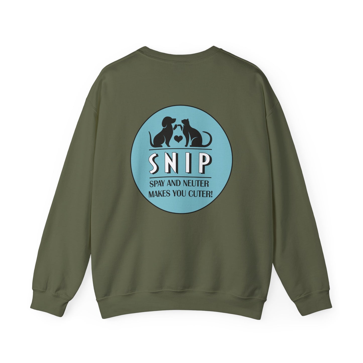 SNIP Logo - Unisex Heavy Blend™ Crewneck Sweatshirt