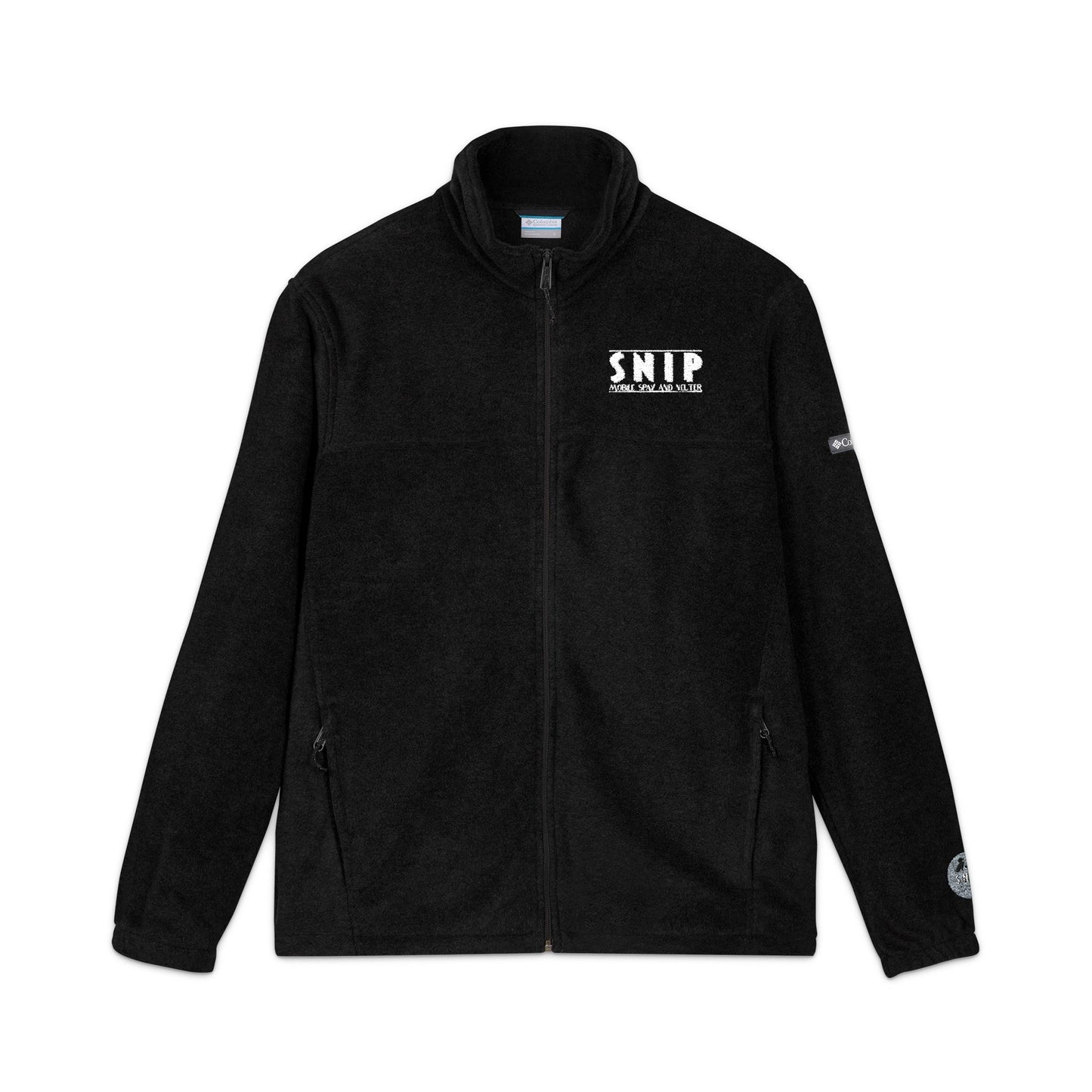 SNIP Bus Embroidered 'OII' Charcoal Fleece Jacket