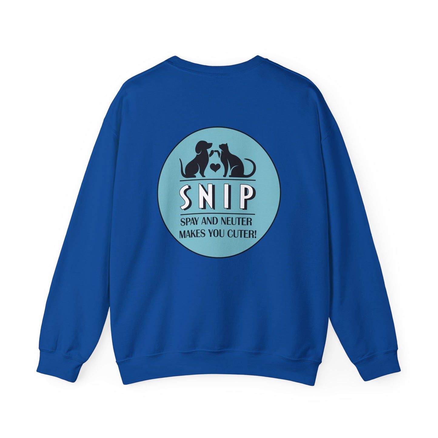 SNIP Unisex Sweatshirt - Support Spay Neuter Imperative Project of California