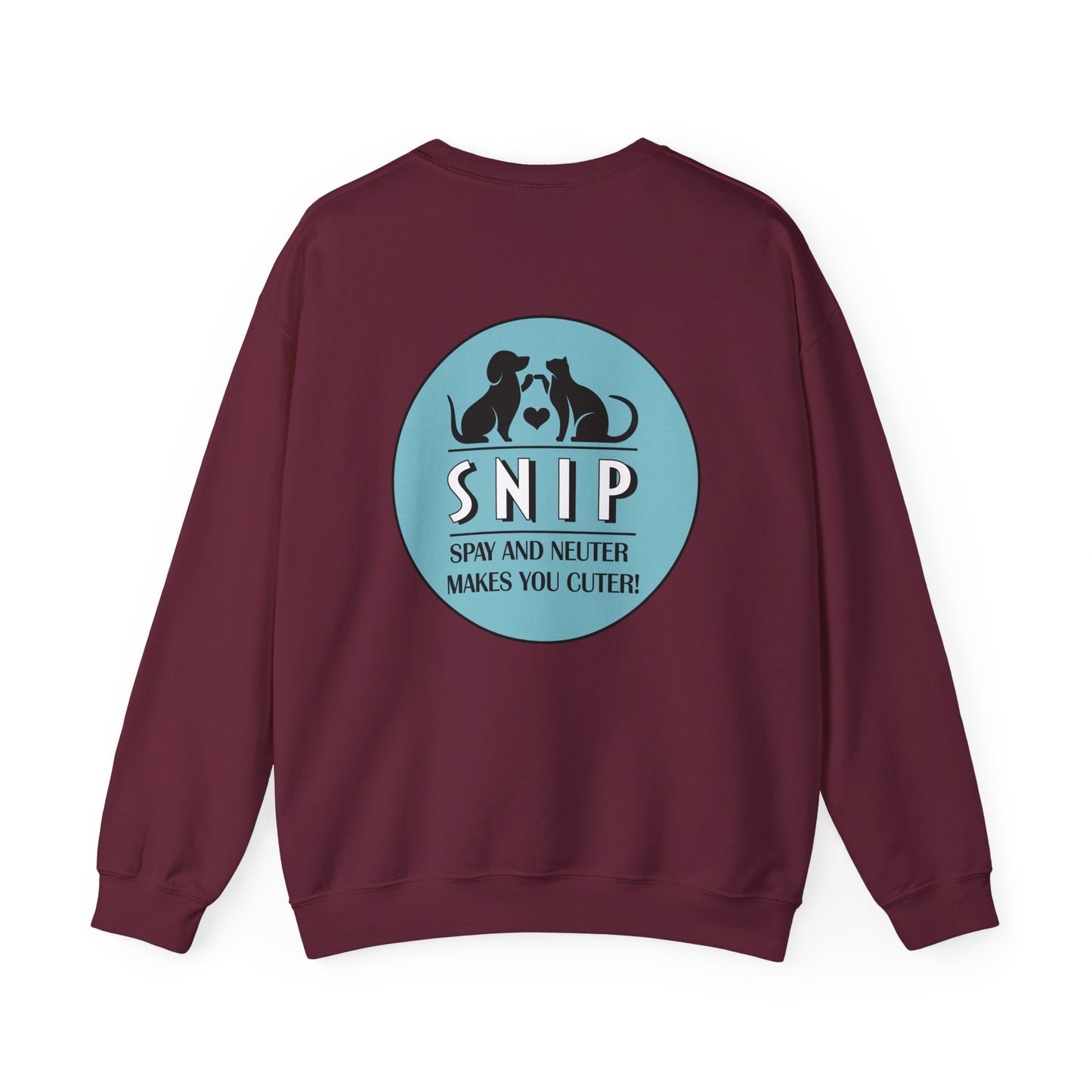 SNIP Logo - Unisex Heavy Blend™ Crewneck Sweatshirt