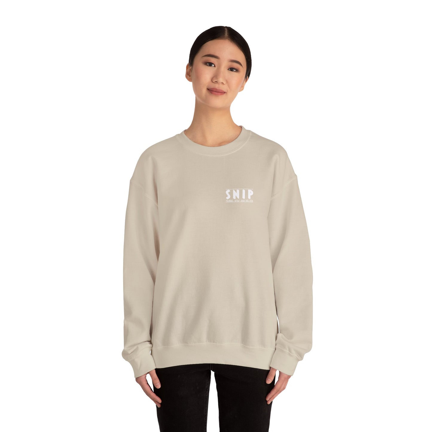 SNIP Logo - Unisex Heavy Blend™ Crewneck Sweatshirt